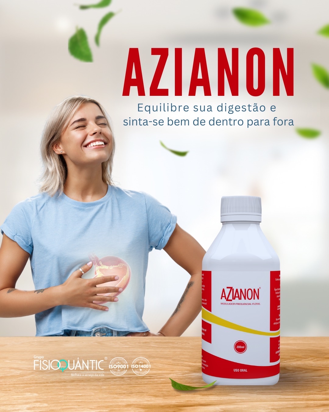 Equilibre sua digestão, transforme seu bem-estar!
O Floral Frequencial Azianon – Linha Plus – atua de forma natural e sutil, equilibrando as emoções que impactam o sistema digestivo. Ajuda a promover um ambiente mais saudável e harmônico para o seu corpo. Afinal, saúde digestiva é base para energia, imunidade e até o seu humor.Inclua na sua rotina e sinta o prazer de viver em equilíbrio todos os dias.#KatiaBorobia #fisioquantic #FisioquanticRJ